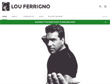 Tablet Screenshot of louferrigno.com